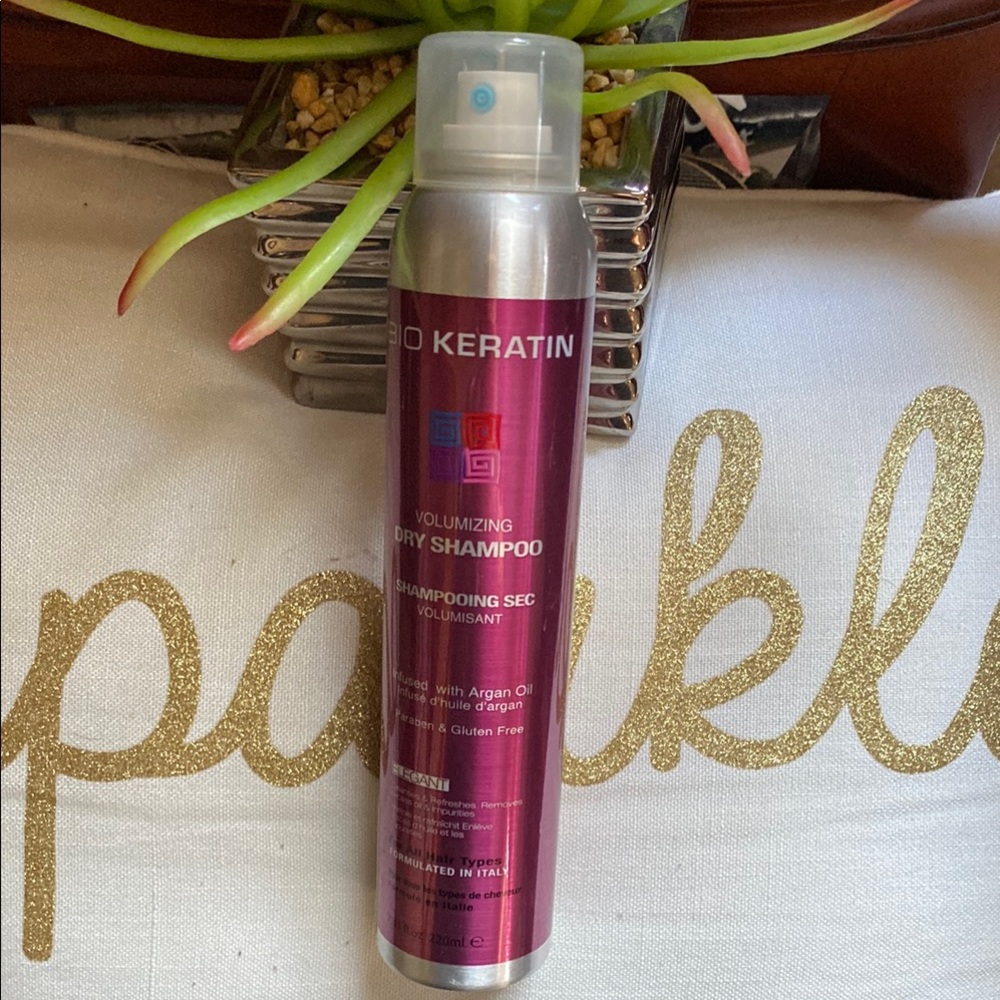 Bio Keratin Argan Oil Volumizing Dry Shampoo Formulated in Italy 220 mL